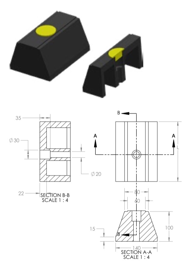 Wheel Stopper Hollow Type 1 Image